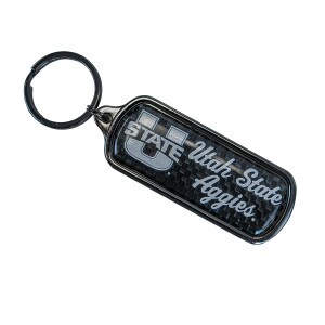 Utah State, U-State, Aggies, Navy, Keychain, Keyring